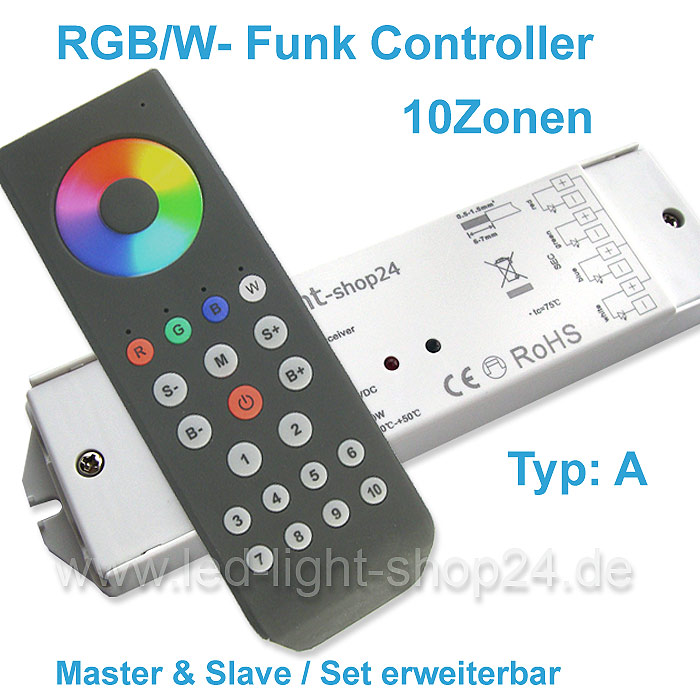 Led Controller RGBW mit Fernbedienung