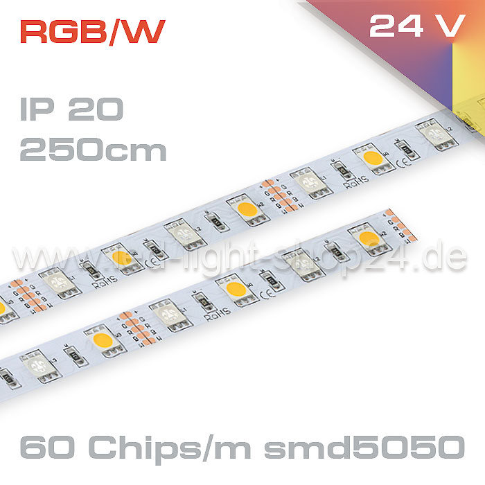 Led Band RGB/W für Inneraum mit 250cm Länge, neu im Sortiment!