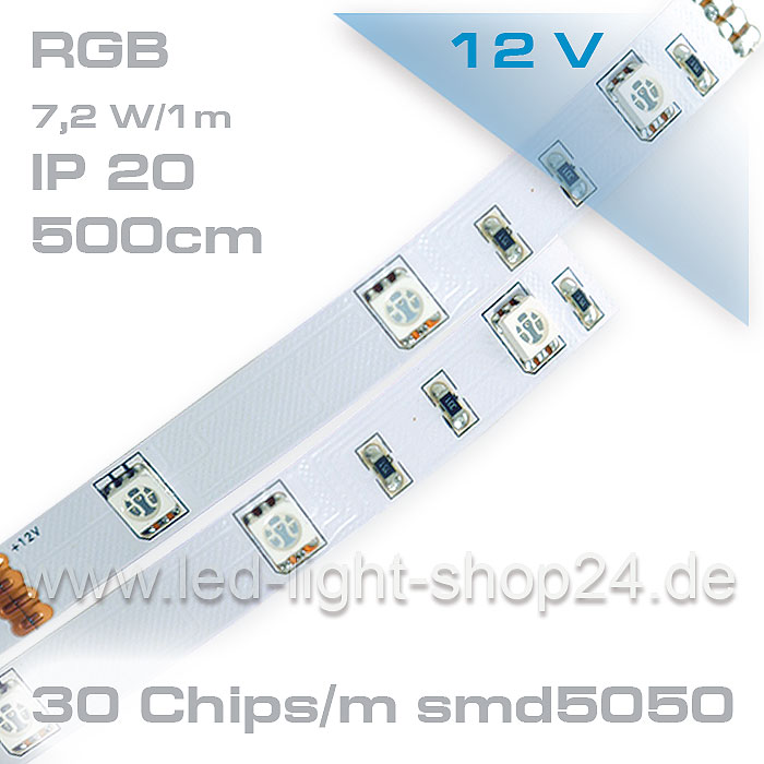 Led Band 30x smd5050 Chips IP20 Led Band mit maximaler Helligkeit bei 30Chips