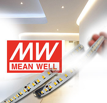 MEANWELL Led Trafo für indirekte Deckenbeleuchtung mit LED Strips