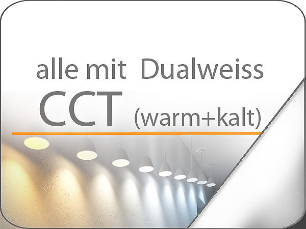 alle CCT und Dualweisse LED Streifen anzeigen