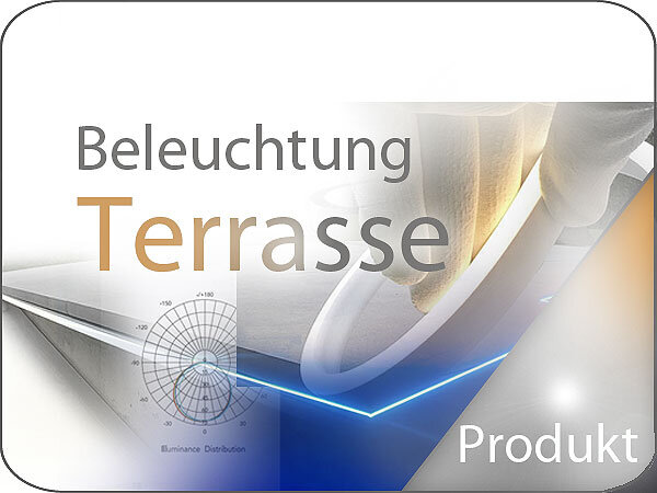 LED F25 Flex für die Bodenbeleuchtung einer Terrasse