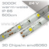 Led Strip weiss 24Volt P45 150smd Länge: 10m