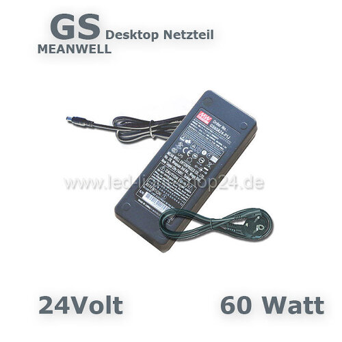 60 Watt 24Volt Desktop Netzteil