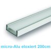 Led Profile Aluminium2m Micro-Alu eloxiert