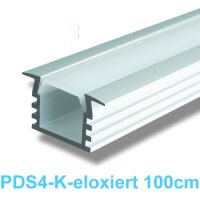 Led Profile / Led Universal-Profile 1m eloxiert PDS-4K