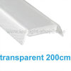 Led Profile 1370/2 2m Abdeckung transparent