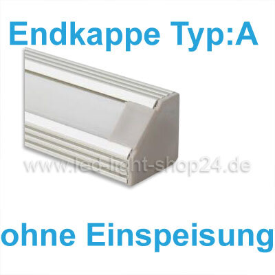 Led Profile Endkappe 1383 TYP:A ohne Einspeisung