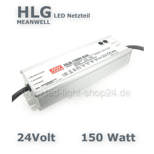 Led Trafo Meanwell HLG 150H-24 wasserfest