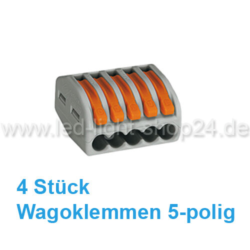 Wagoklemme 5-polig 4Stück