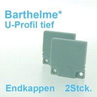 Endkappe für Led Profil U-Form hoch *Barthelme