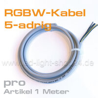 Kabel für RGBW Led Stripe 5-adrig nach LM