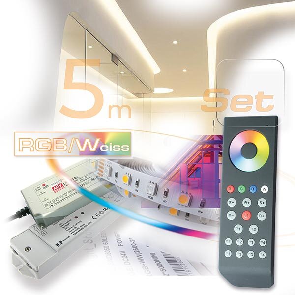 5M Indirekte LED Leiste Set als Beleuchtung&  Led Set...