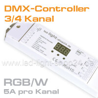 DMX Controller 4x5A für LED Streifen
