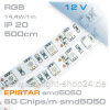 12V EPISTAR smd5050 5m Rolle Led Streifen RGB IP20