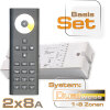 DUAL Dimmer 4x8A  im Set mit FB: Für bis zu 6 Bereiche optional