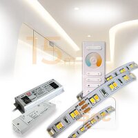 LED Komplettset DUALWEISS LED Streifen 15m EPISTAR* inkl....