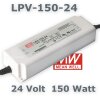 Led Trafo MEANW 24V LPV-Serie 150Watt 24Volt wasserfest IP67