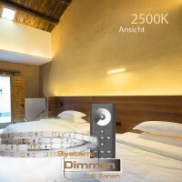 LED Streifen Komplettset warmweiss 5m bis 28 Meter Auswahl- Netzteile & Dimmer