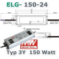 Led Trafo Meanwell ELG 150H-24 wasserfest