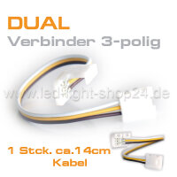DualWeisse Schnellverbinder f. ungeschützte LED Streifen...