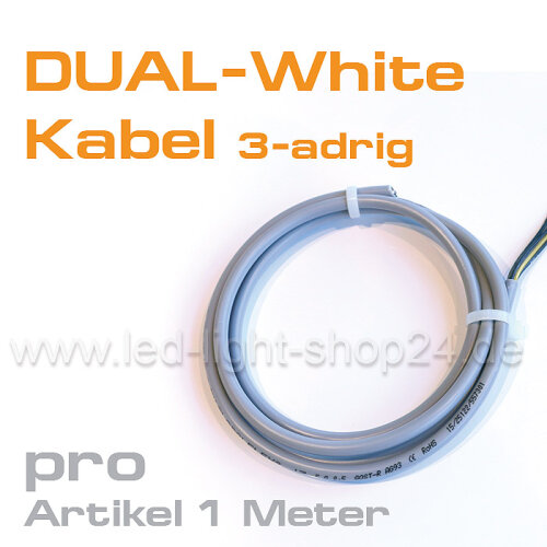 Led Kabel 3x0,5 pro Bestellmenge 1m