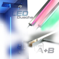 LED Dusche Lichtleiste Komplettset