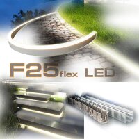 Terrasse LED F25flex Lichtleiste 24VDC