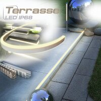 Terrasse LED F25flex Lichtleiste 24VDC