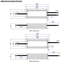 LED Trafo dimmbar  KVF-24060/KVF-24080/ KVF-24150/  KVF-24200/ KVF-24320