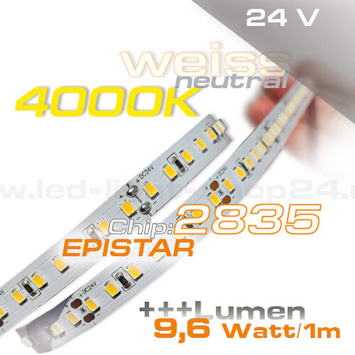 LED Streifen neutralweiss 4000K smd2835 mit besten...
