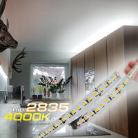 LED Streifen neutralweiss 4000K smd2835 mit besten Energieeffizienzwerten 9,6W/1m