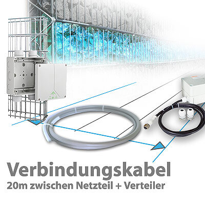 Verlängerungskabel 20m NJYM-OZ-4x1 zur Elektrifizierung von mehreren ,  29,65 €