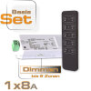 LED Dimmer Set 1x8A +Fernbedienung bis 5 Zonen