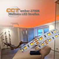 LED Streifen Amber+2700K  für Wellness +Deckenbeleuchtung +Ruheraum
