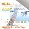 CCT LED Streifen wasserfest DUALWHITE warmweiss>kaltweiss EPISTAR 5Meter/24Volt