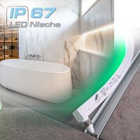 LED Beleuchtung Nische Fliesen Ablagefach BAD Dusche