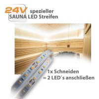 SAUNA LED Streifen 250cm / 400cm  für Sauna Beleuchtung bis 110°C