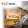 SAUNA LED Streifen 250cm / 400cm  für Sauna Beleuchtung bis 110°C