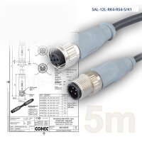 SAL-12-RK4-Verbindungsleitung-CONEC-5m
