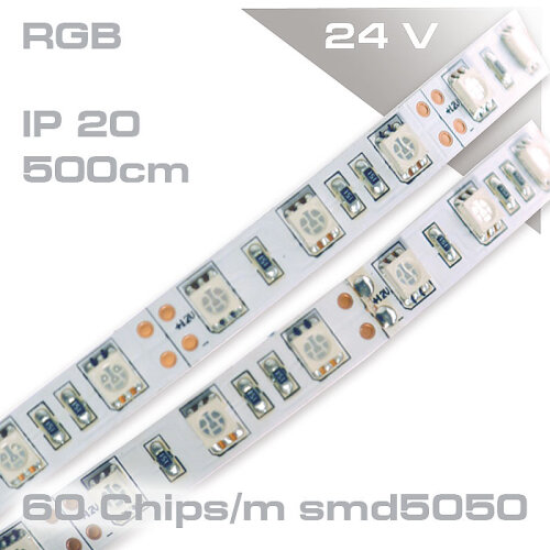 Led Strip RGB 24Volt P20 300smd Länge: 5m