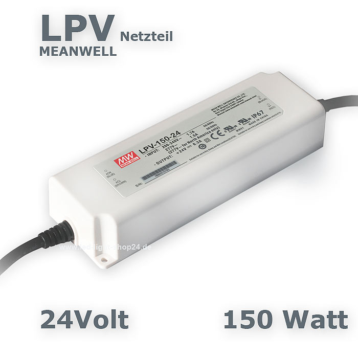 LED Netzteil LPV 150Watt 24Volt