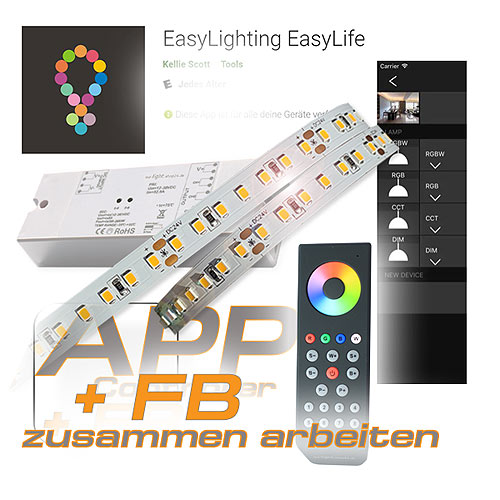 Led Strips per WLAN und Fernbedienung steuern