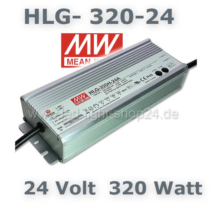 LED Netzteil Meanwell HLG 320Watt 24 Volt