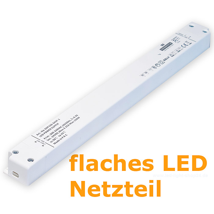 kleines LED Netzteil mit maximaler Leistung für LED Streifen dünn und lang Snappy SNP 150 24V