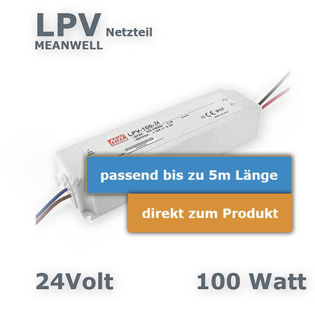 Pasendes Netzteil Set für den dim2warm LED Strip als Ergänzung