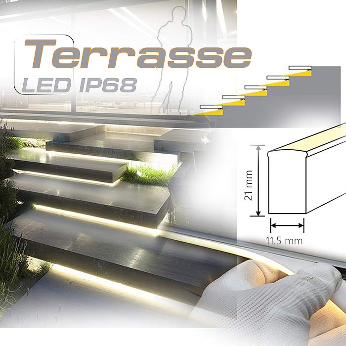 Terrassenbeleuchtung LED Außenbeleuchtung Terrasse Terrassenbeleuchtu