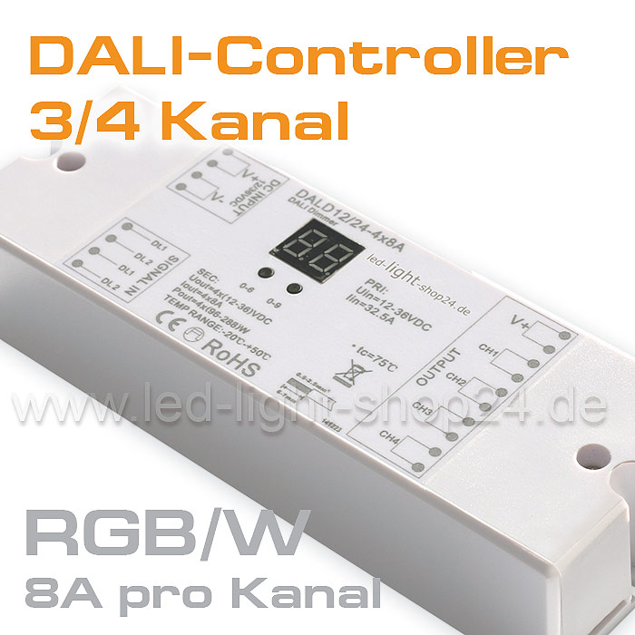 Dali Controller 3/4 Kanal für LED Streifen