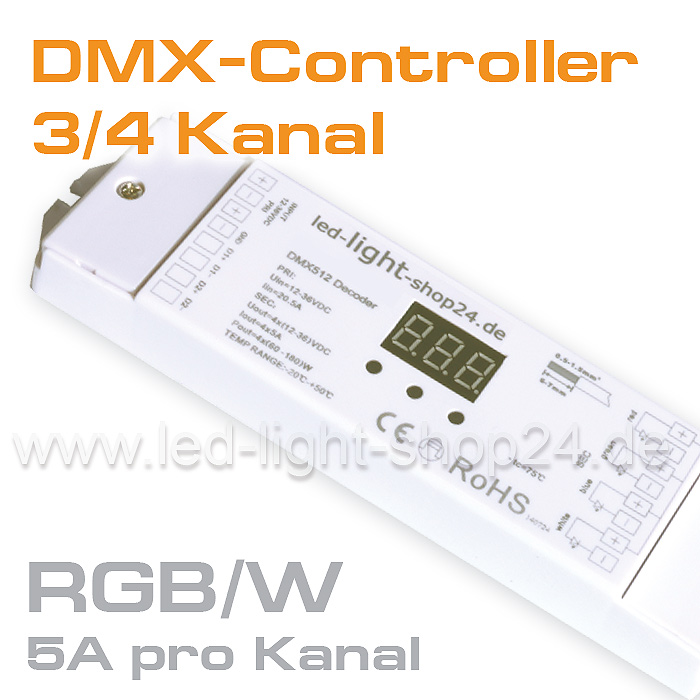 DMX-Controller 3/4 Kanal
