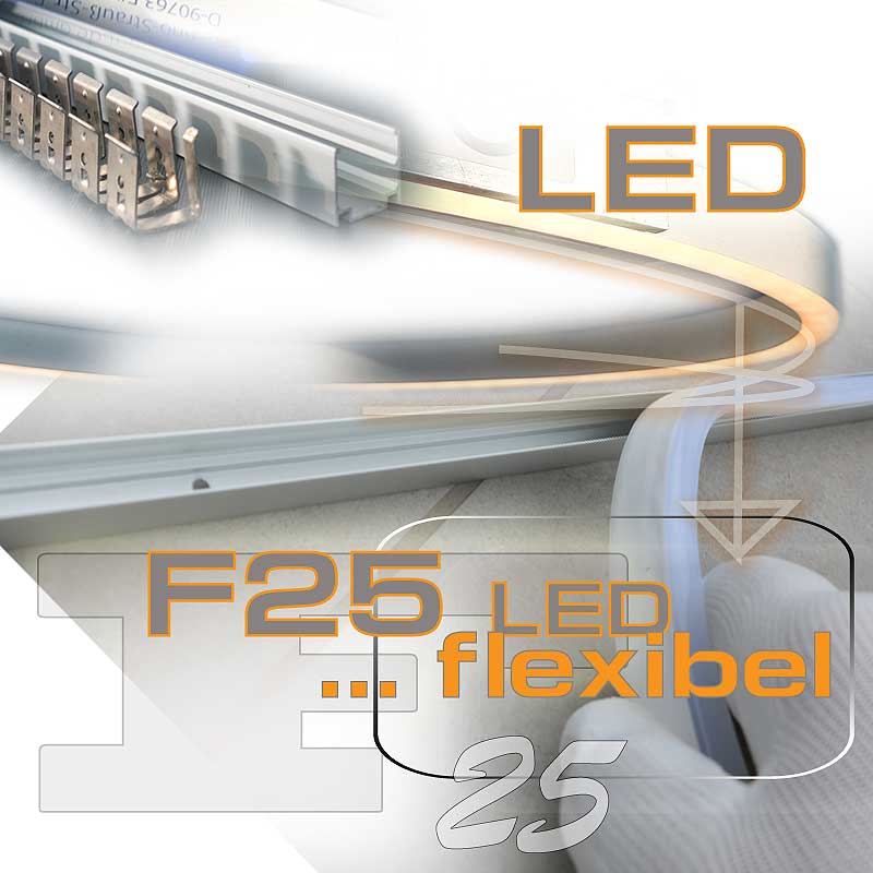 LED F25flex Leuchtmittel biegbar